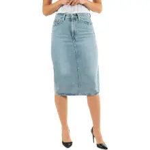 Falda Levi'S High Rise Back Slit Skirt