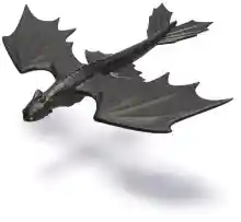 Figura dragón Desdentado Volador Dreamworks Dragons (38 cm) planea hasta 7.62 m