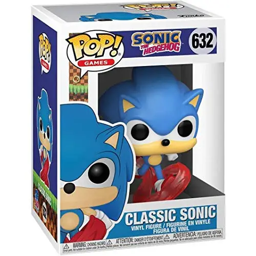 Figura Funko Pop Sonic en movimiento