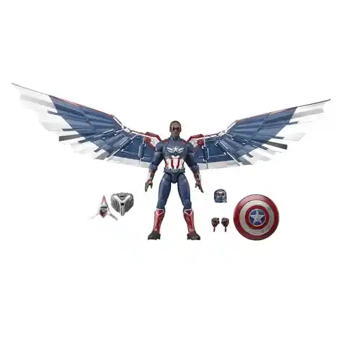Figura Marvel Legends Capitán América de 15 cm