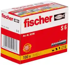 Fischer Tacos S 6 Nylon, 100 unidades