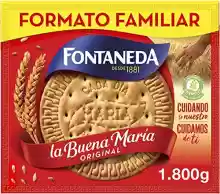 Fontaneda La Buena María Original Galletas María Desayuno Caja Formato Familiar 1,8kg