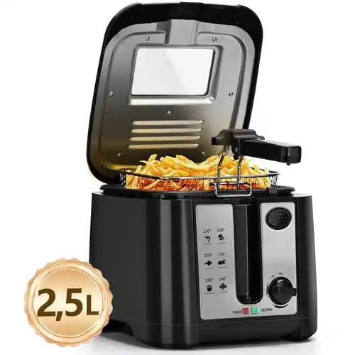 Freidora de aire Aigostar (2.5 L) con 1650 W de potencia sin BPA