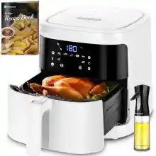 Freidora de aire Aigostar de 7 L y 1900 W con pantalla LED táctil
