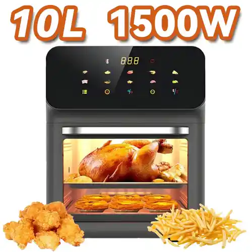 Freidora de aire de gran capacidad de 10L
