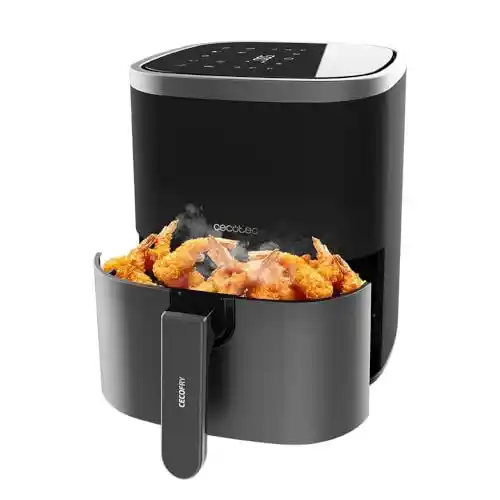 Freidora de Aire sin Aceite de 4 L Cecotec Cecofry Fantastik Inox 4000 Air Fryer 1400 W