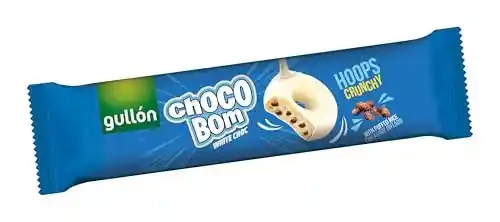 Galletas Gullón Choco Bom Hoops Chocolate Blanco (128g)
