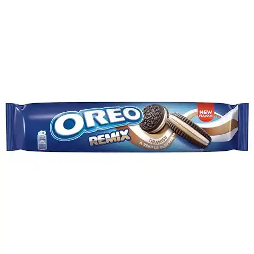 Galletas Oreo Remix Cacao con Relleno de Tiramisú y Vainilla 157g