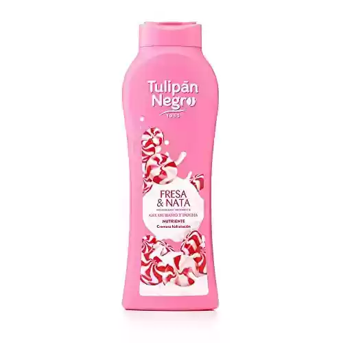 Gel baño fresa y nata Tulipán Negro