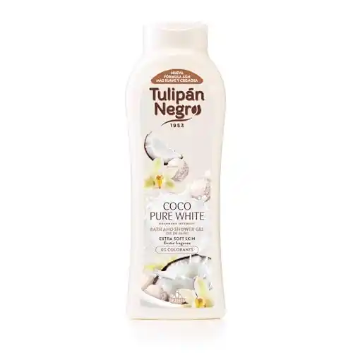 Gel de baño Tulipán Negro Coco Pure White 650ml