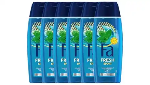 Gel de ducha Fa Fresh Sport Pack de 6 unidades.