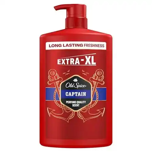Gel de ducha y champú Old Spice Captain 3 en 1 para Hombre (1 L)
