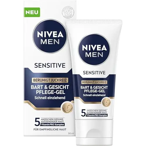 Gel facial Nivea Men Sensitive para pieles sensibles.