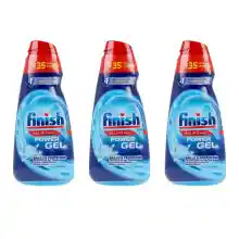 Gel Limpiador y Detergente para Lavavajillas Finish All in 1 Max Power - Pack de 3x35 lavados