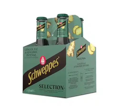Ginger Ale Schweppes 4 botellas 20cl.
