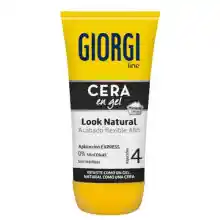 Giorgi Line - Cera en Gel Look Natural, Acabado Flexible 48h y Aplicación Express, Fijación 4 Ultra-Fuerte - 145 ml