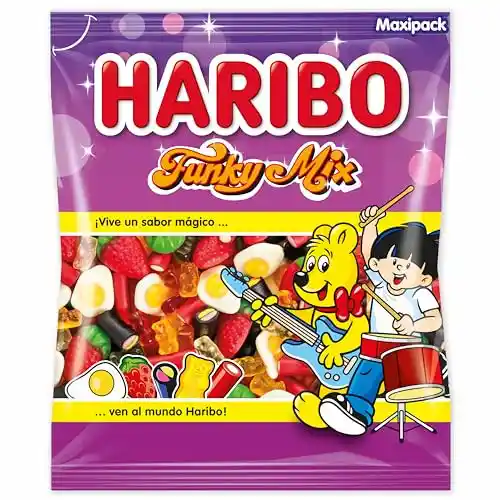 Golosinas mixtas Haribo Funky Mix 1Kg