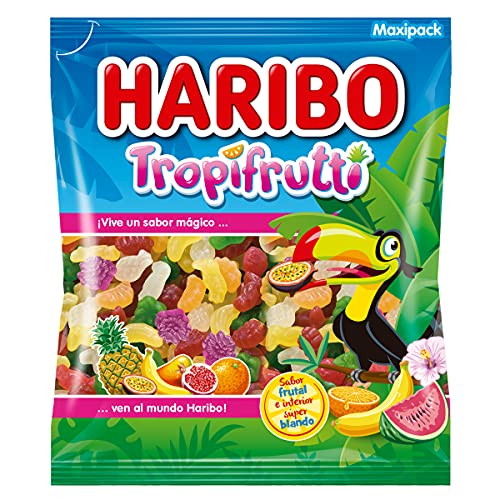 Haribo - Frutas Tropicales Super - Caramelos De Goma - 1 KG