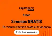 GRATIS! 3 meses de música con Amazon Music