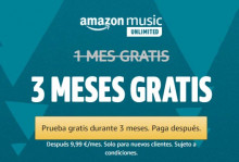GRATIS! 3 meses de música con Amazon Music