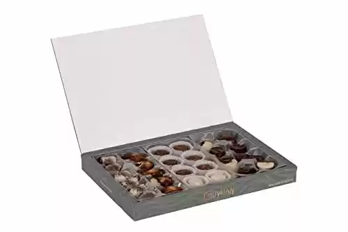 Guylian - Bombones de Chocolate Belga, Surtido de Bombones, Chocolates rellenos de Praliné de Avellanas, Diferentes Sabores, 27 unidades - 305g