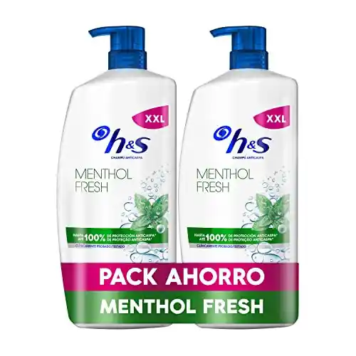 H&S Menthol Fresh Anticaspa 2x 1000ml
