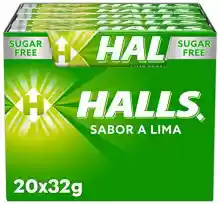 Halls Lima - Caramelo duro - Caja con 20 Sticks de 32 g