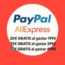 Hasta 75€ de dto. pagando con PayPal en AliExpress en la Promo del 11.11