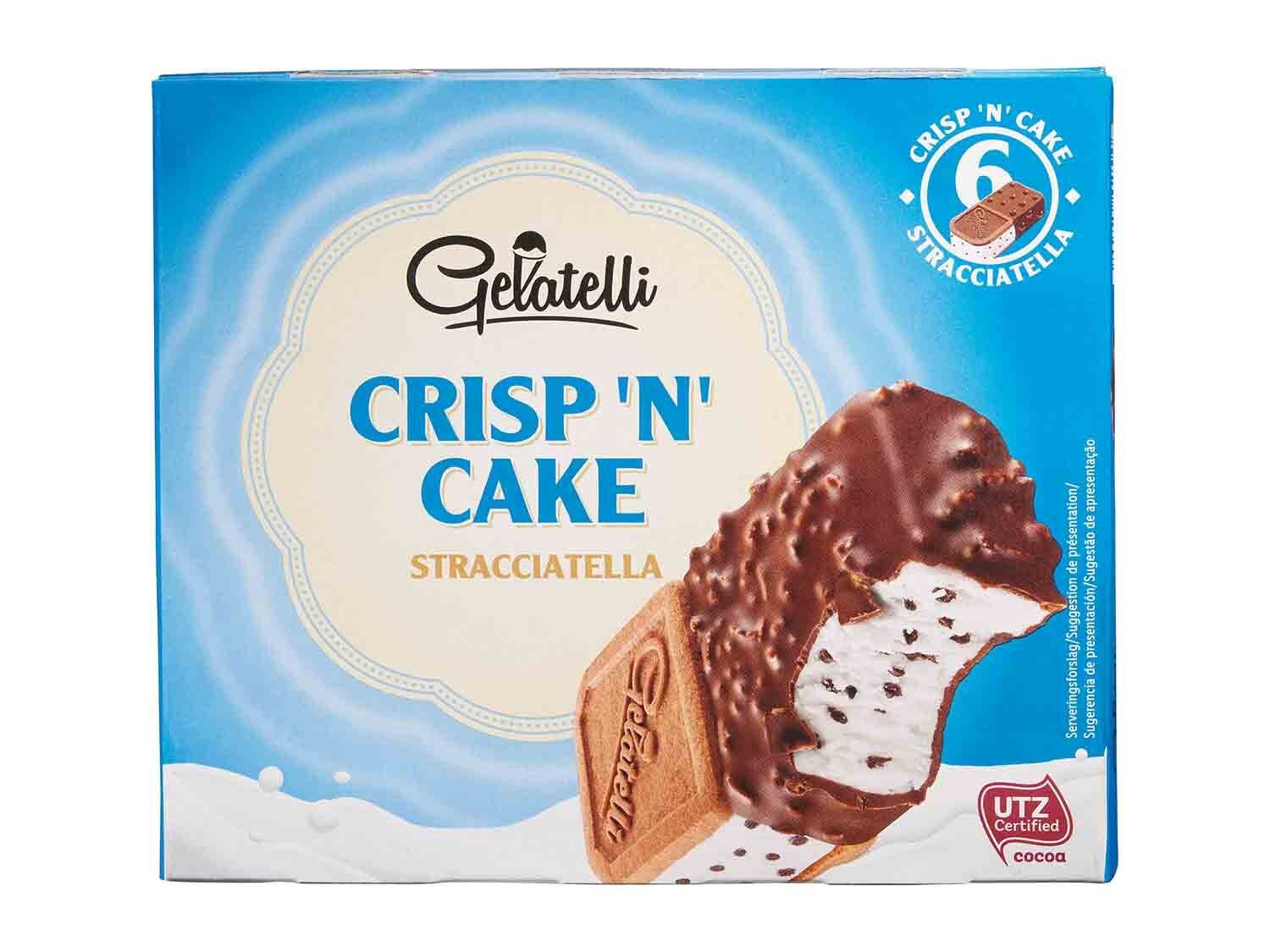 Helados Sándwich Crisp 'n' Cake (6 unidades)