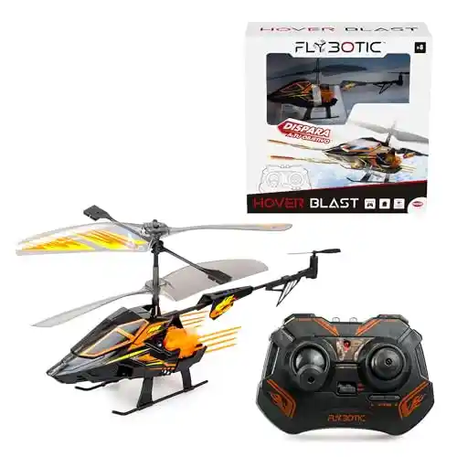Helicóptero RC Flybotic Hover Blast con cohetes