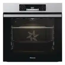 Horno pirolítico Hisense con vapor, 77 litros.