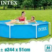 Intex 28205NP - Piscina desmontable redonda 244x51 cm