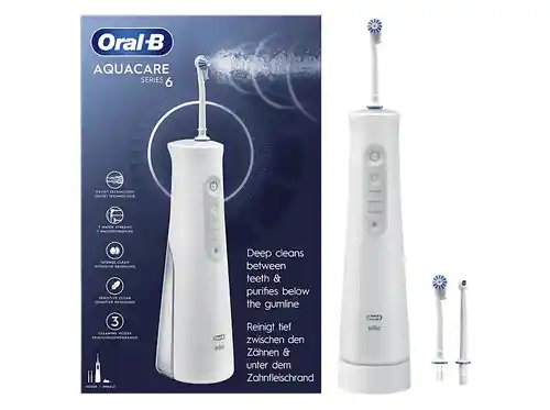 Irrigador bucal Oral-B Aquacare 6 Pro-Expert con tecnología Oxyjet