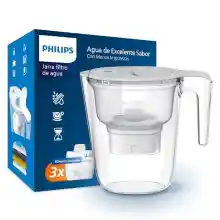 Jarra con filtro de agua Philips + 3 cartuchos