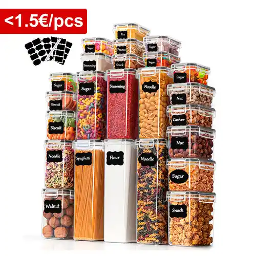 Juego de 24 recipientes herméticos