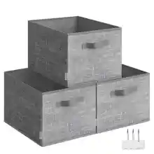 Juego de 3 cajas de almacenaje SONGMICS plegables (40 x 30 x 24 cm)