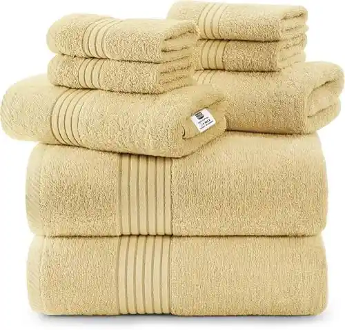 Juego de 8 toallas de baño Utopia Towels