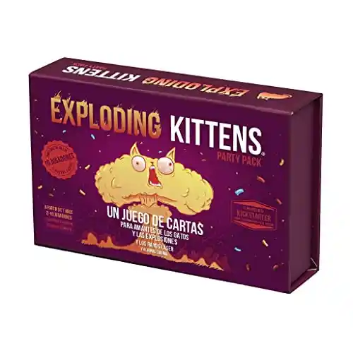 Juego de cartas Exploding Kittens Party Pack