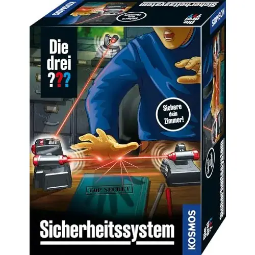 Juego de detectives con sistema de alarma LED para niños a partir de 8 años