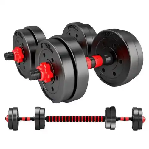 Juego De Mancuernas Ajustables Multifuncionales 3 En 1 (10kg)
