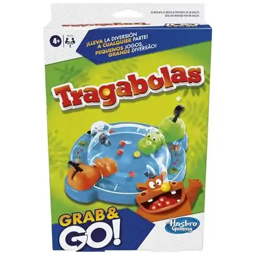 Juego de mesa Hasbro Gaming Tragabolas Grab and Go (edición bolsillo)