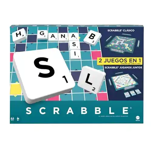 Juego de mesa Mattel Scrabble 2 en 1