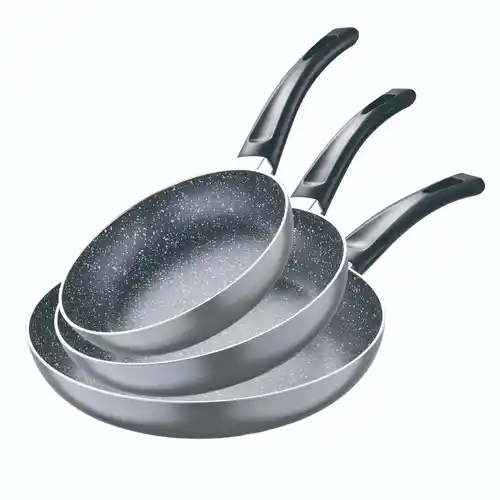 Juego de Sartenes Aluminio Prensado San Ignacio (16 + 20 + 24 cm)