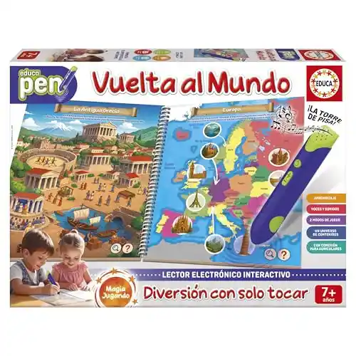 Juego educativo Educapen Vuelta al Mundo