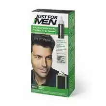 Just For Men Tinte Colorante Gel Para Cabello. Dura Hasta 8 Semanas. Con Queratina y Vitamina E. Castaño Negro. Look Natural. H-55