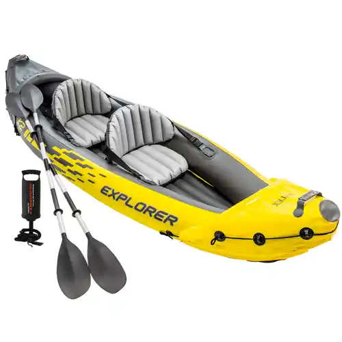 Kayak hinchable INTEX Explorer K2 para 2 personas