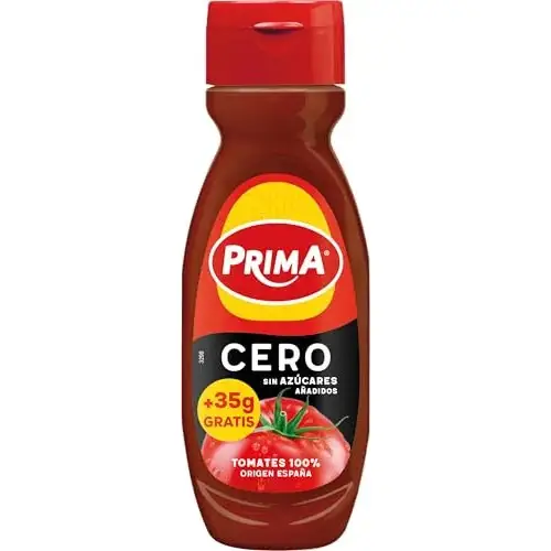 Ketchup Cero Prima (265+35 g) sin azúcares añadidos