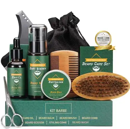 Kit Cuidado Completo para Barba 9 en 1