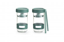 Kit Lékué Pickles para preparar encurtidos caseros con 2 tarros de vidrio + accesorios