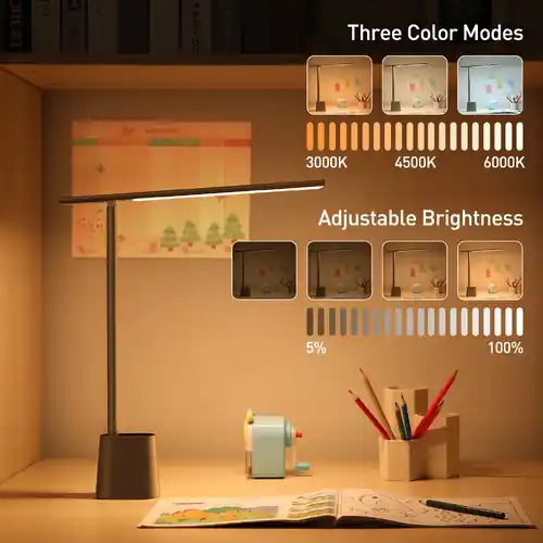 Lámpara de escritorio recargable LED Baseus